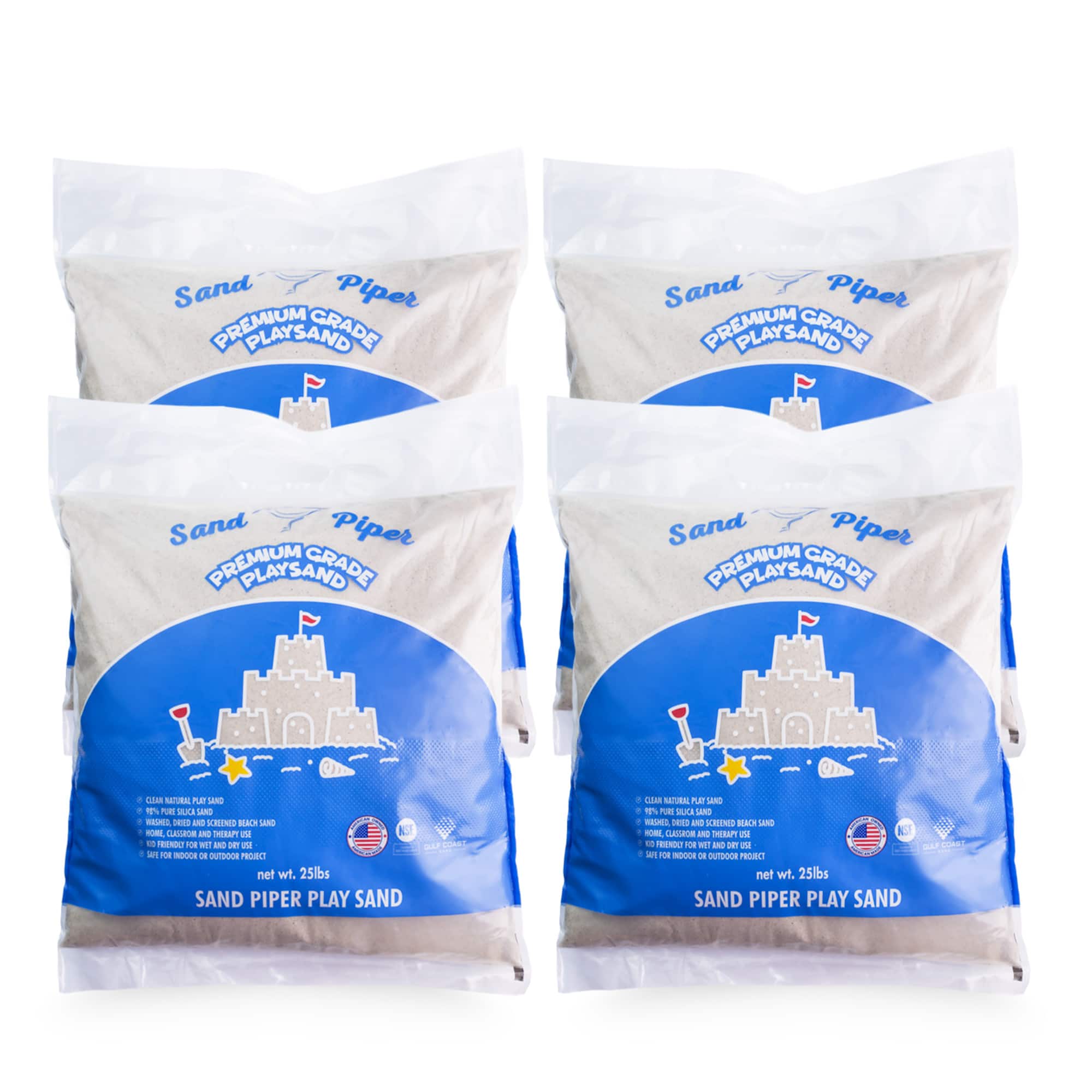 SandPiper - 25Lb Premium Grade Multi-Use Play Sand w/Chemical Free Formula, 4 Pack price history on PriceWatchPro