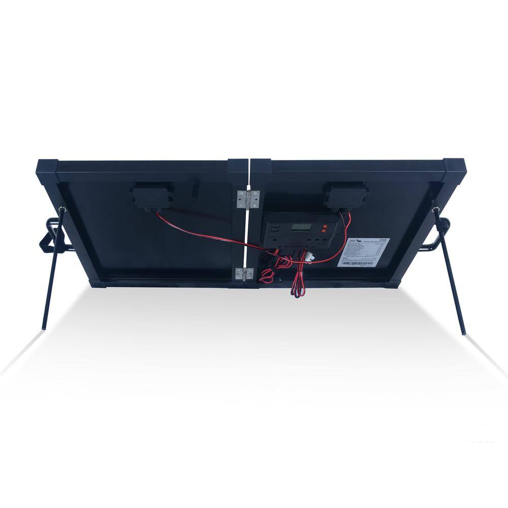 Alt View 2. Nature Power - 40 Watt Briefcase Solar Panel.