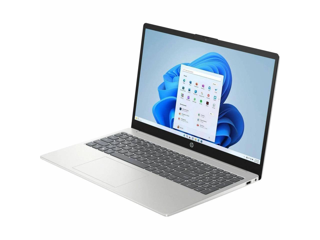 Alt View 9. HP - HP 15-fd0000 15.6" Notebook - Intel N200 - 4 GB - 128 GB - Silver - Windows 11 - Natural Silver.