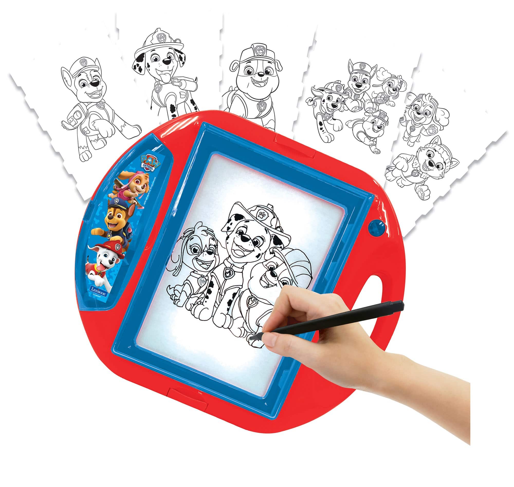 Lexibook - Paw Patrol Drawing Projector with Templates and Stamps