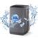 Alt View 6. Sweet - Automatic Washing Machine Portable Compact Laundry with 10 Wash Cycles for Homes 7.7 lbs, Gray - Gray.
