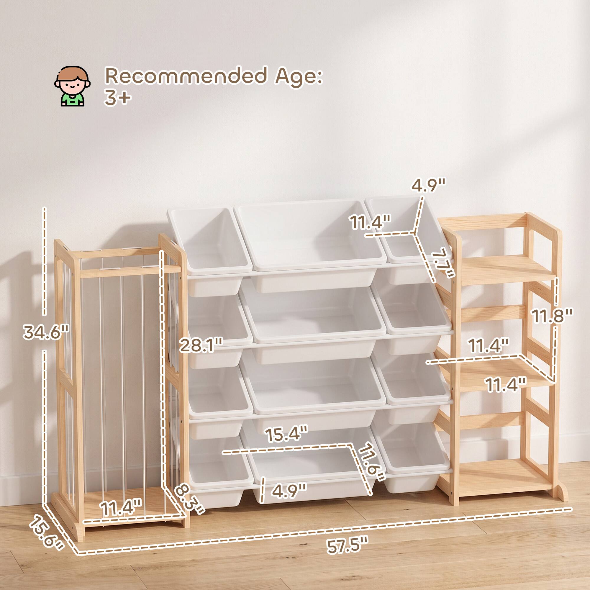 Recommended Age: 3+

4.9"
11.4"
34.6"
28.1"
11.8" 11.4"
15.6"
11.4"
8.3"
15.4" 4.9" 11.6" 57.5"
11.4"
