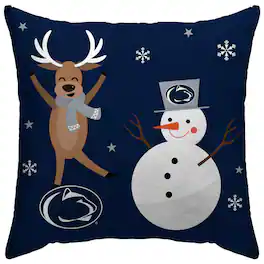 Pegasus - Penn State Nittany Lions 18'' x 18'' Holiday Reindeer D-cor Pillow - Multicolor