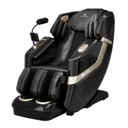 KoziSense - KZ-313 3D Heated Jade Stone Roller Massage Chair,Deep Zero Gravity,SL-Track,Heat,Backlit Touch Screen,Wireless Charger - Black