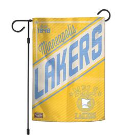 WinCraft - Minneapolis Lakers 12" x 18" Hardwood Classics Double-Sided Garden Flag - Multicolor
