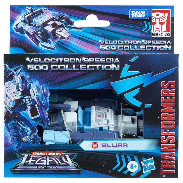TAKARA TOMY GENERATIONS VELOCITRON SPEEDIA 500 COLLECTION  
TRANSFORMERS BLURR  
8+  
Hasbro