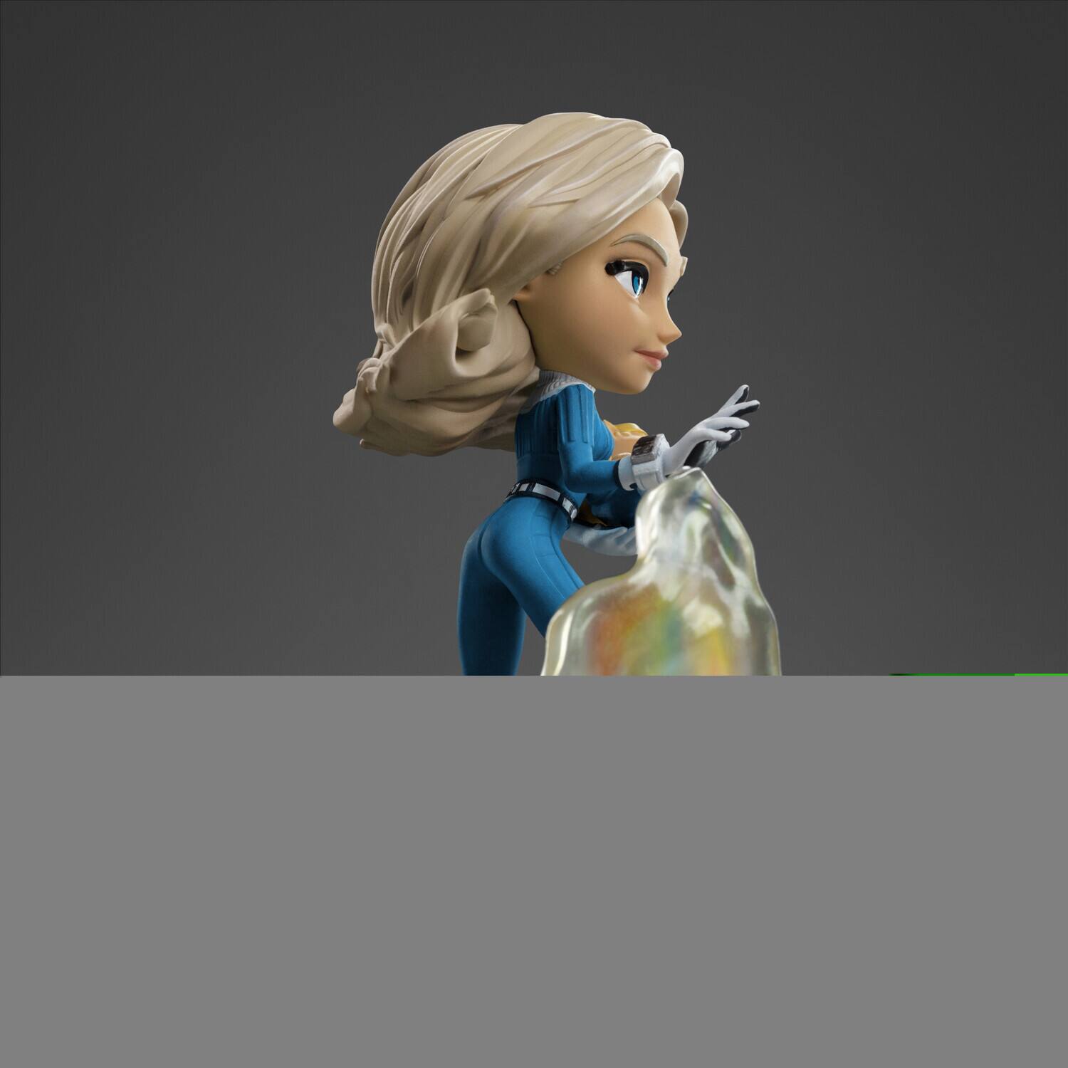 Alt View 3. Iron Studios - Iron Studios - The Fantastic Four: First Steps - MiniCo - Invisible Woman Figure   - Collectibles - Multicolor.