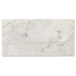 GOODSILO - Premium FS Textured Finished Natural Marble Tiles for Elegant Wall Decorations - White+Natural