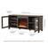 Alt View Zoom 1. Camden&Wells - Quincy Crystal Fireplace TV Stand for Most TVs up to 65" - Alder Brown.