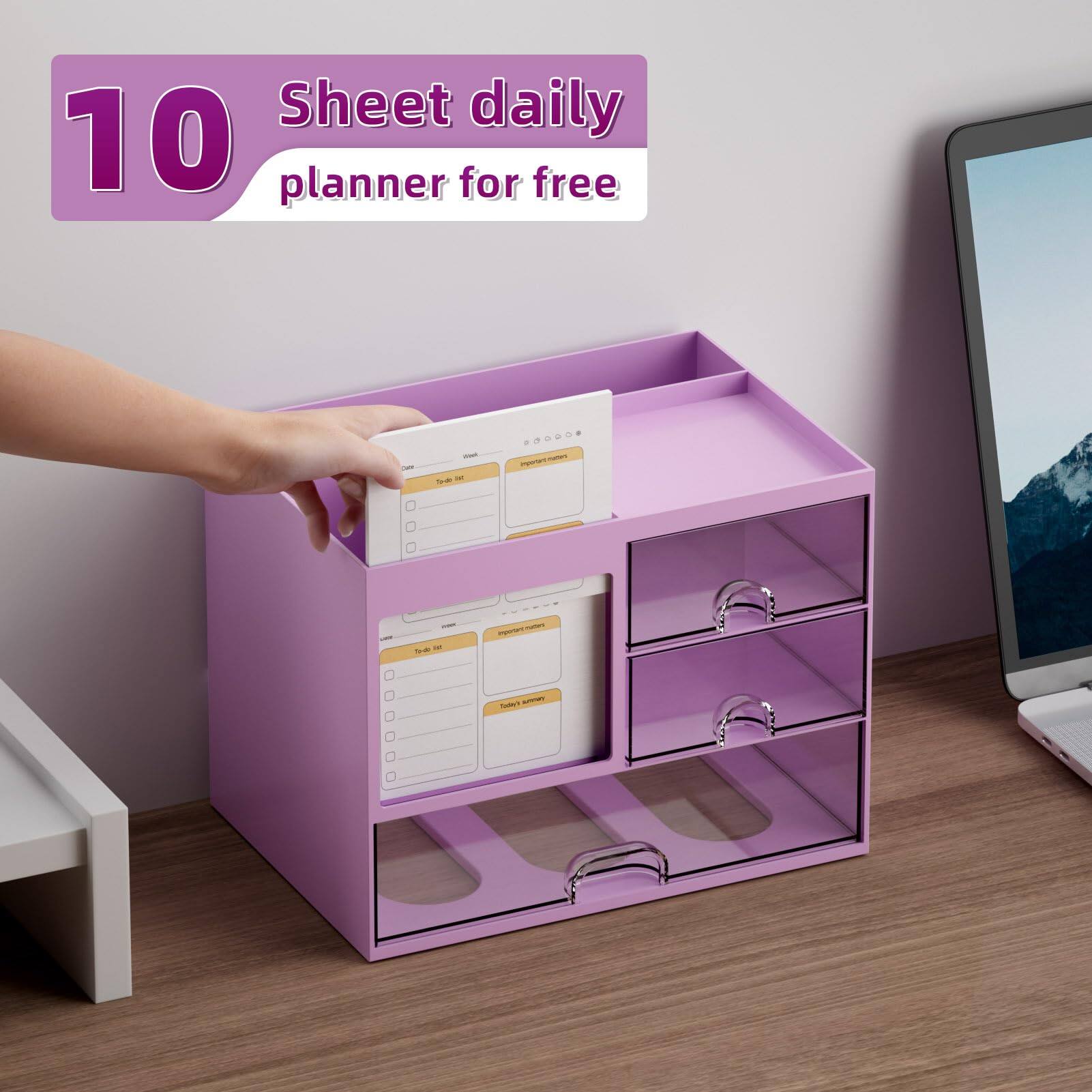 10 Sheet daily planner for free
