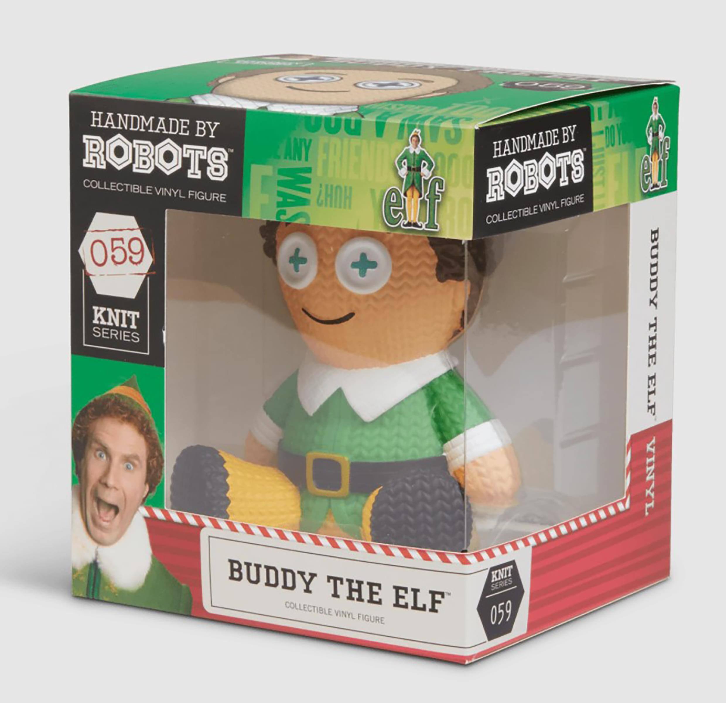 HANDMADE BY ROBOTS  
COLLECTIBLE VINYL FIGURE  
059  
KNIT SERIES  
BUDDY THE ELF