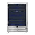 Forno Appliances - Bacchino 51-Bottle Dual Zone Wine Cooler - Stainless Steel