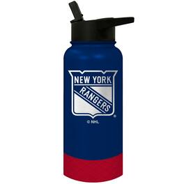 Great American Products - New York Rangers 32oz. Logo Thirst Hydration Water Bottle - Multicolor