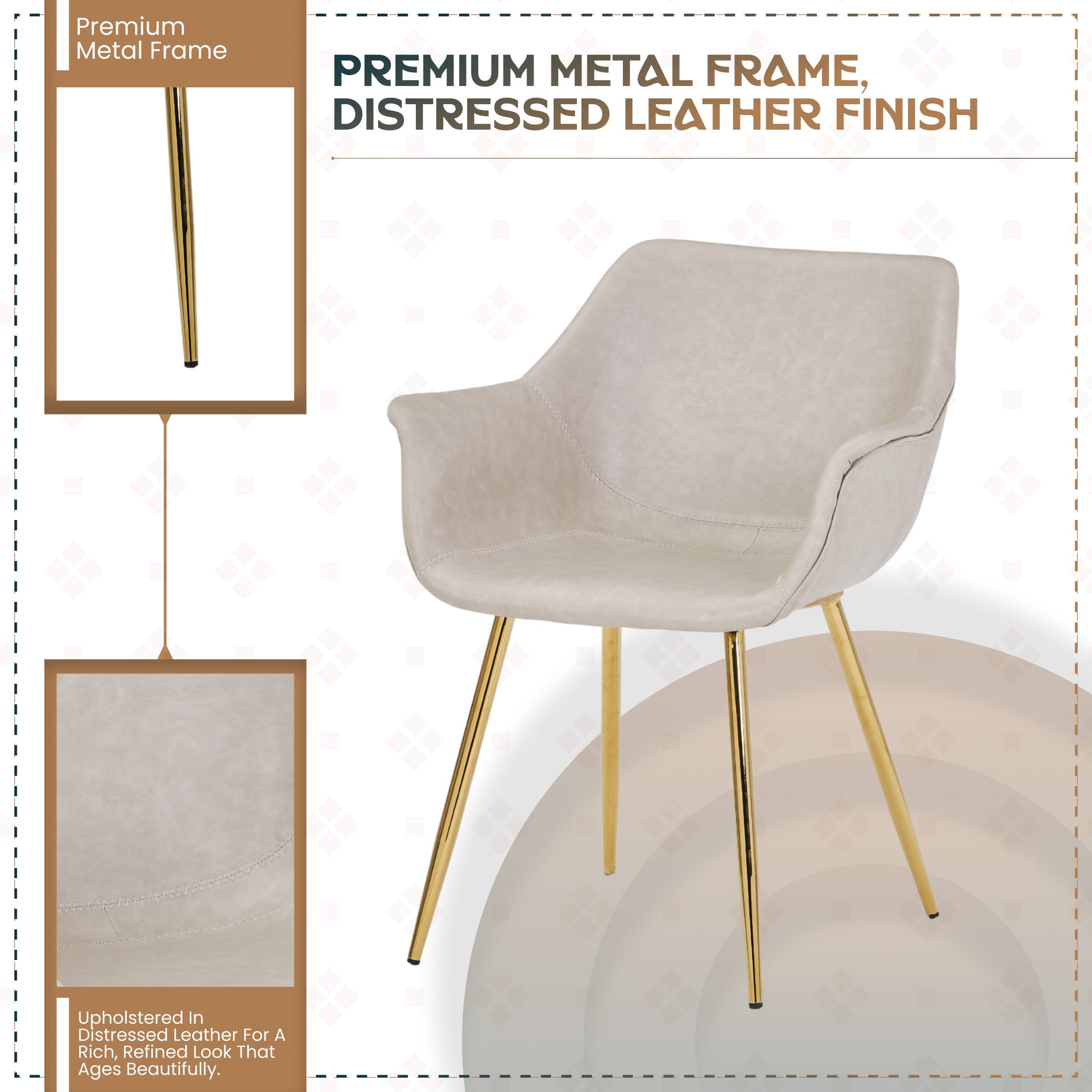 Premium Metal Frame

PREMIUM METAL FRAME, DISTRESSED LEATHER FINISH

Upholstered in Distressed Leather for a Rich, Refined Look That Ages Beautifully.
