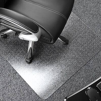 Alt View 1. Floortex - Floortex Ultimat Cleartex Carpet Chair Mat, 35" x 47", Designed for Medium-Pile Carpet, Clear Polycarbonate (118927ER) - Clear.