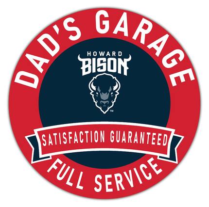 DAD'S GARAGE
HOWARD BISON
SATISFACTION GUARANTEED
FULL SERVICE