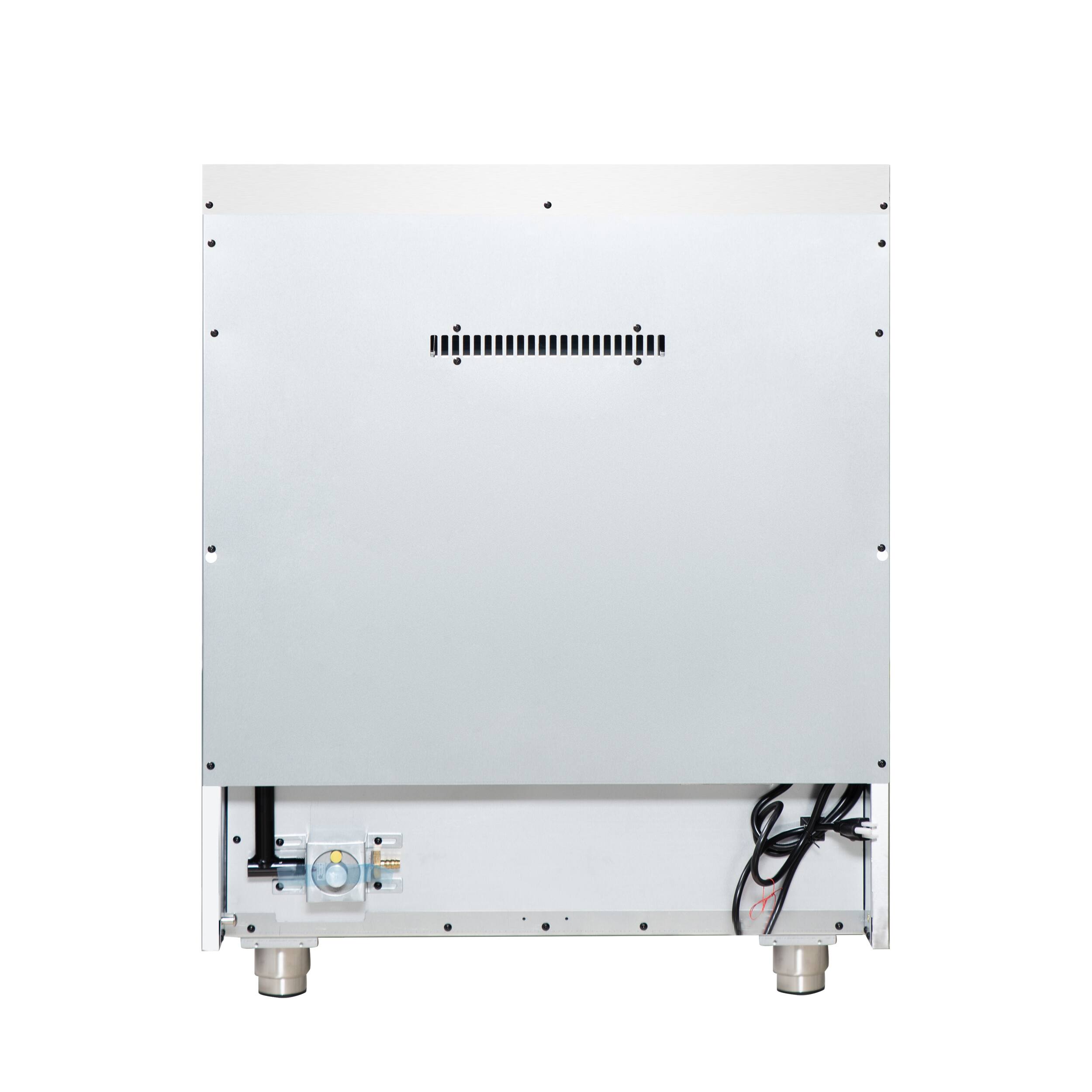 Back. Forno Appliances - Massimo 4.32 Cu. Ft. Freestanding Gas Convection Range with Air Fryer Kit, Wok Support & Griddle - Black.