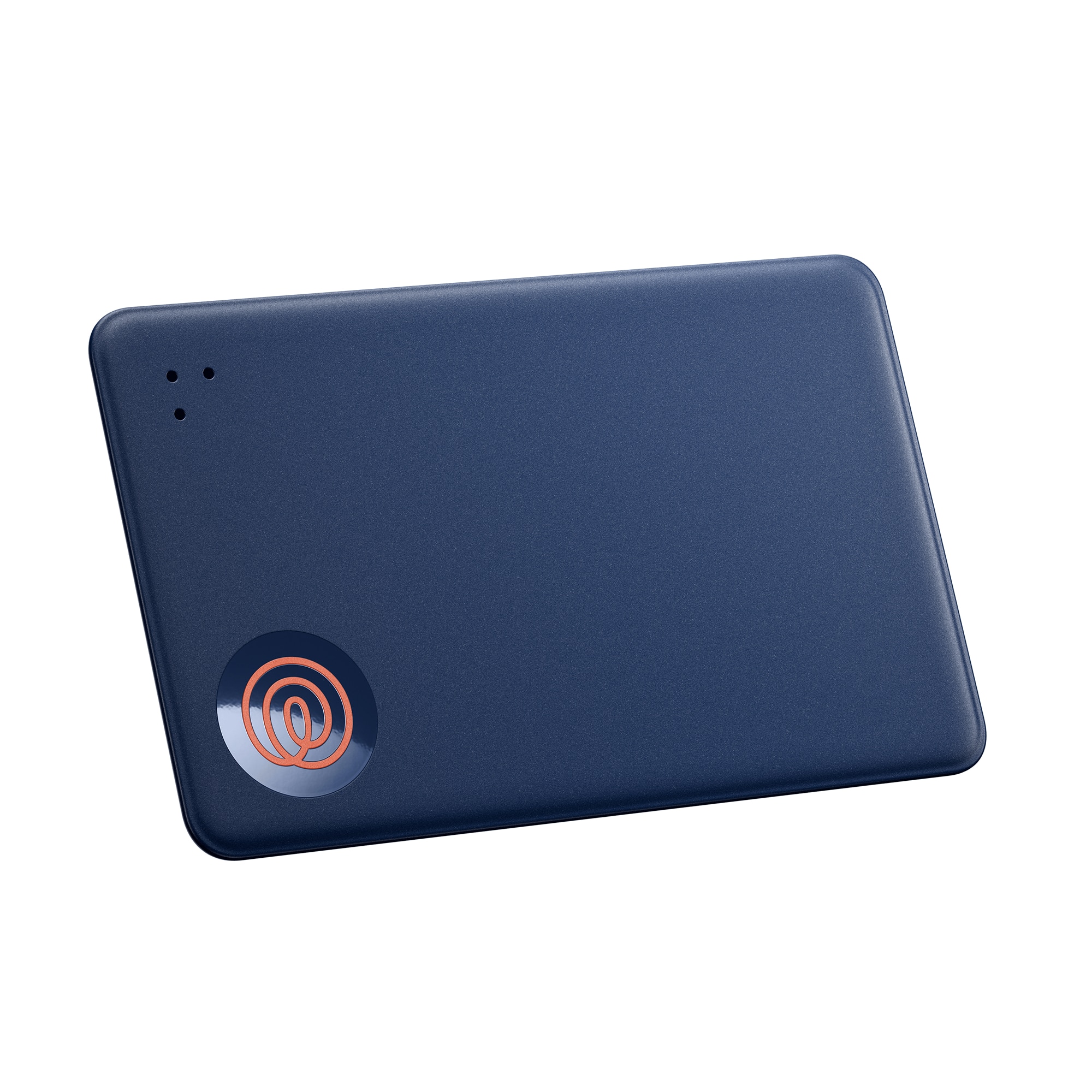 Front. Tile by Life360 - Life360 Tile Slim  Wallet Finder, Bluetooth Tracker & Item Locator for Luggage. iOS & Android Compatible. 1-Pack - Navy Blaze.