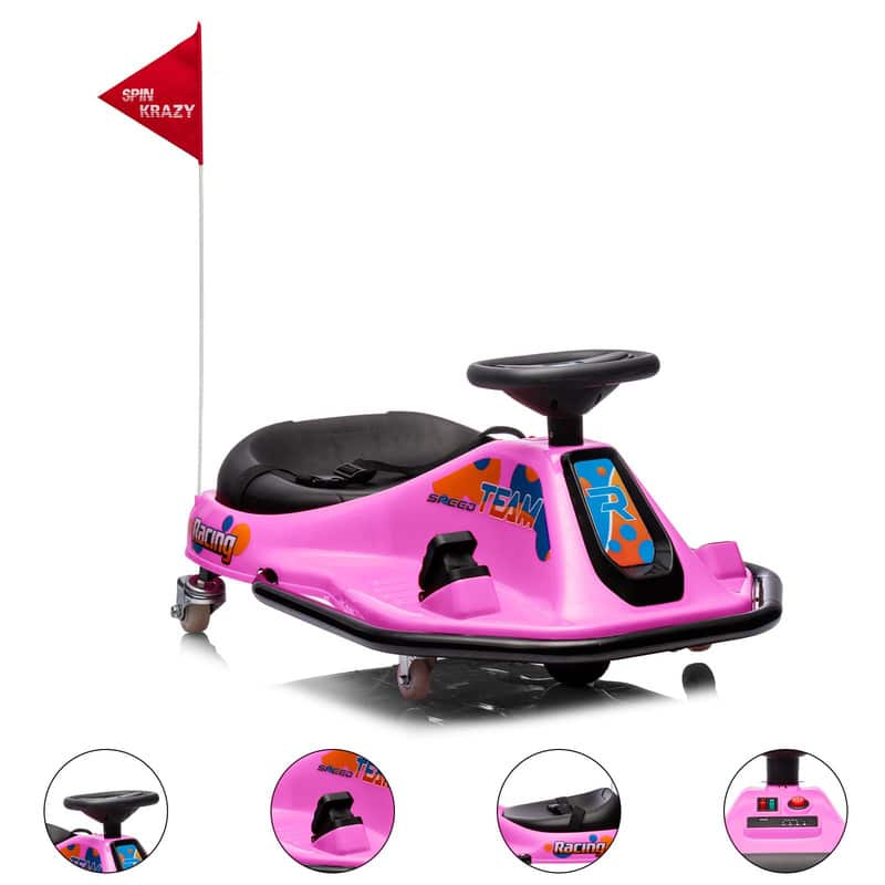 Acekool - 24V Electric Drifting Go Kart for Kids with 24v Electric Drifting Go Kart