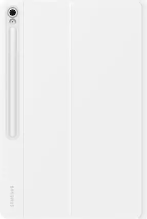 Front. Samsung - Galaxy Tab S10 FE+ Book Cover Keyboard -AI Key - White.