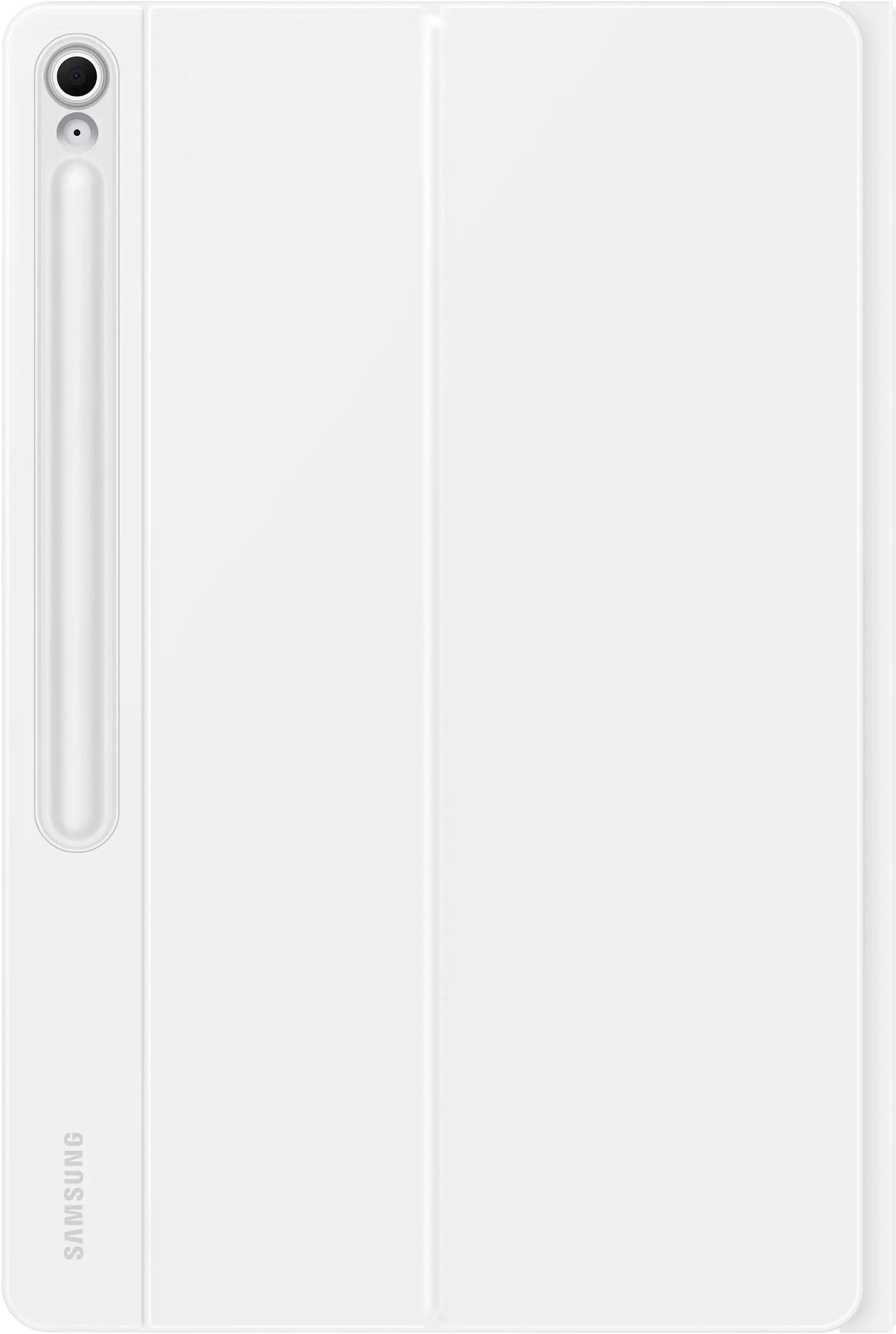 Front. Samsung - Galaxy Tab S10 FE+ Book Cover Keyboard -AI Key - White.