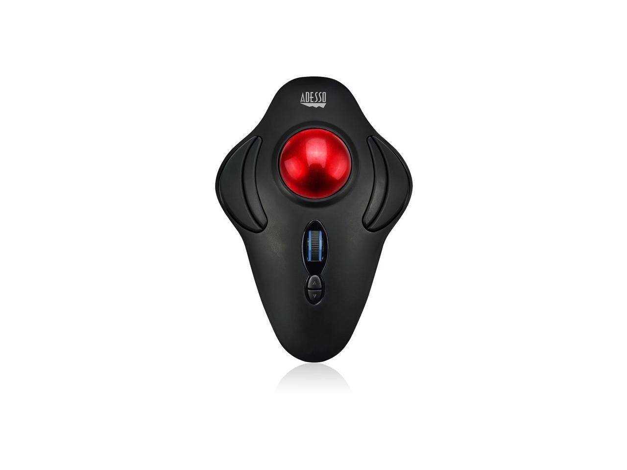 Alt View 2. Adesso - iMouse T40 - Wireless Programmable Ergonomic Trackball Mouse - Black.