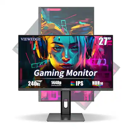 VIEWEDGE 27" Gaming Monitor
240Hz
1440p 1440 Resolution
IPS
HDR10
