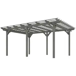Outsunny - x 16' Outdoor Pergola - Gray