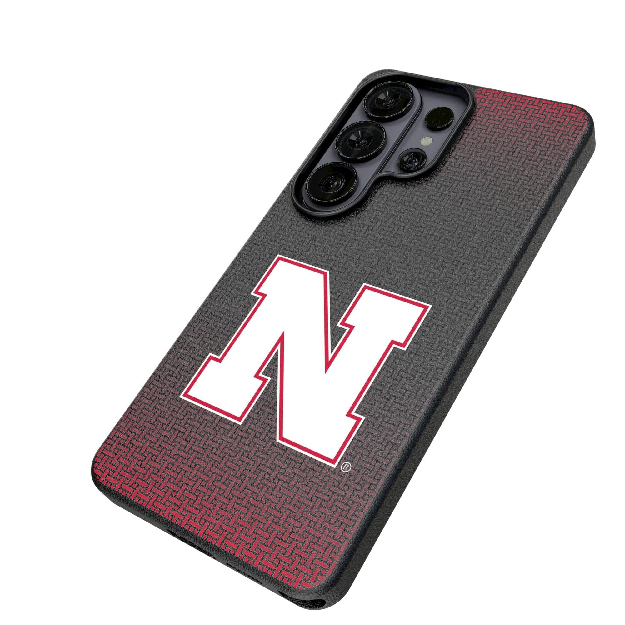Alt View 1. Keyscaper - Nebraska Huskers Block N Galaxy Magnetic Bump Case - S24 Ultra - Black.