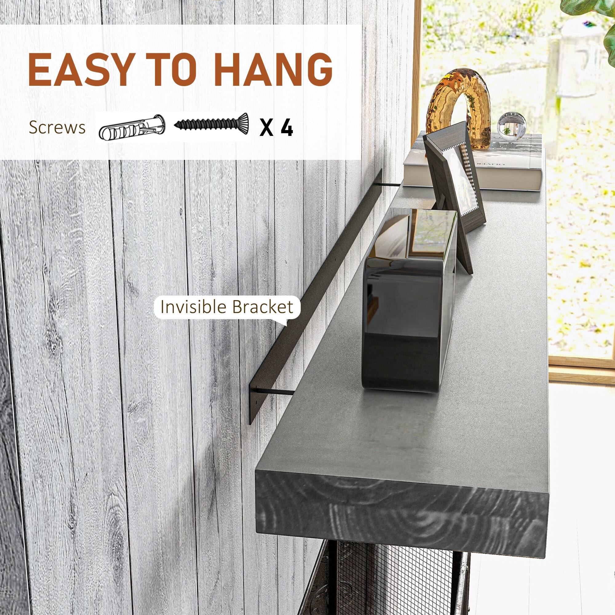 EASY TO HANG

Screws X 4

Invisible Bracket