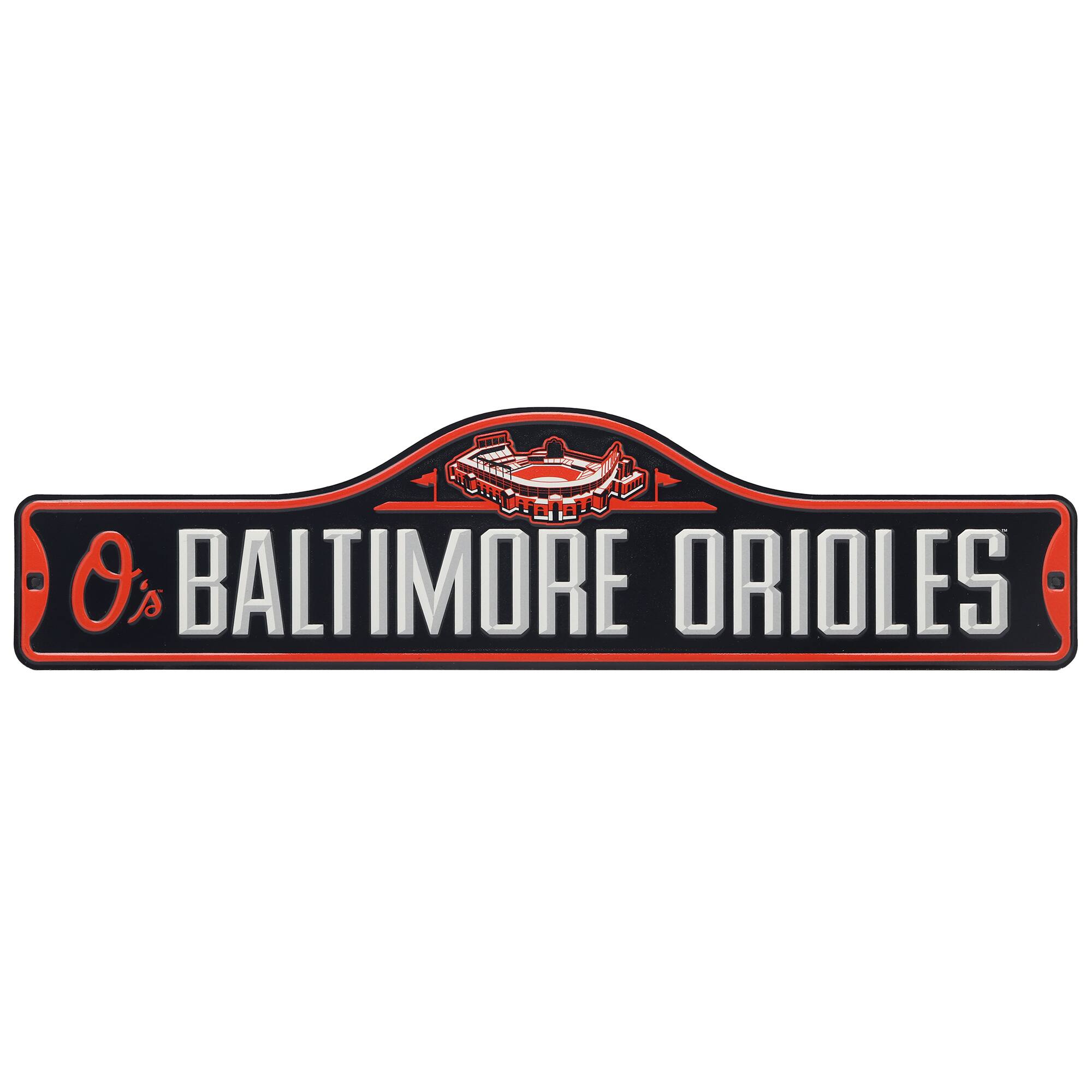 Baltimore Orioles 5'' x 20'' Metal Street Sign