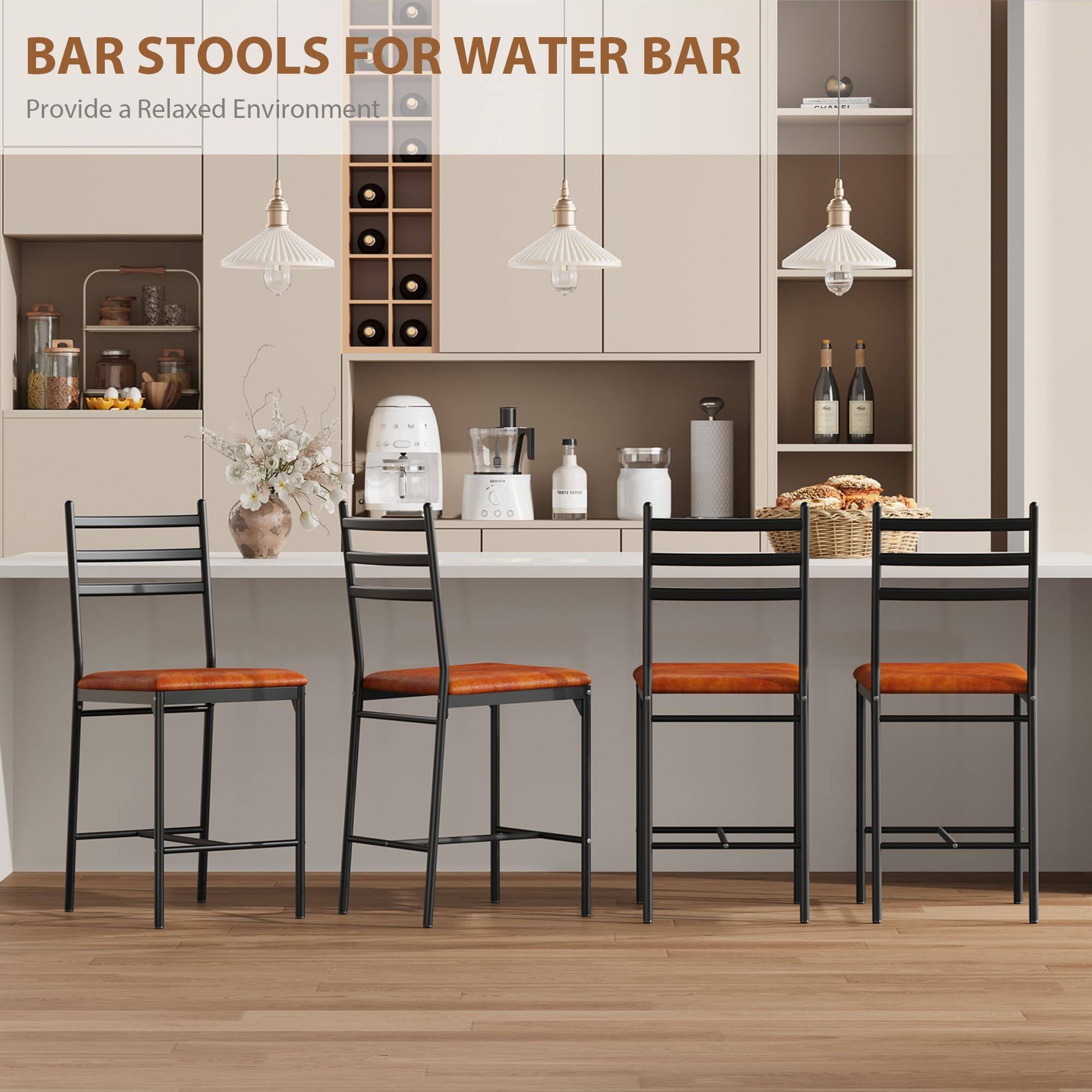 BAR STOOLS FOR WATER BAR  
Provide a Relaxed Environment