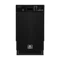Forno Appliances - Polo 18" Compact Front Control Built-In Stainless Steel Tub Dishwasher, 52dBA - Black