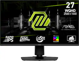 MSI - MAG 275QPF X30 27" QHD 300Hz 1ms Adaptive Sync Gaming Monitor (DisplayPort, HDMI) - Black