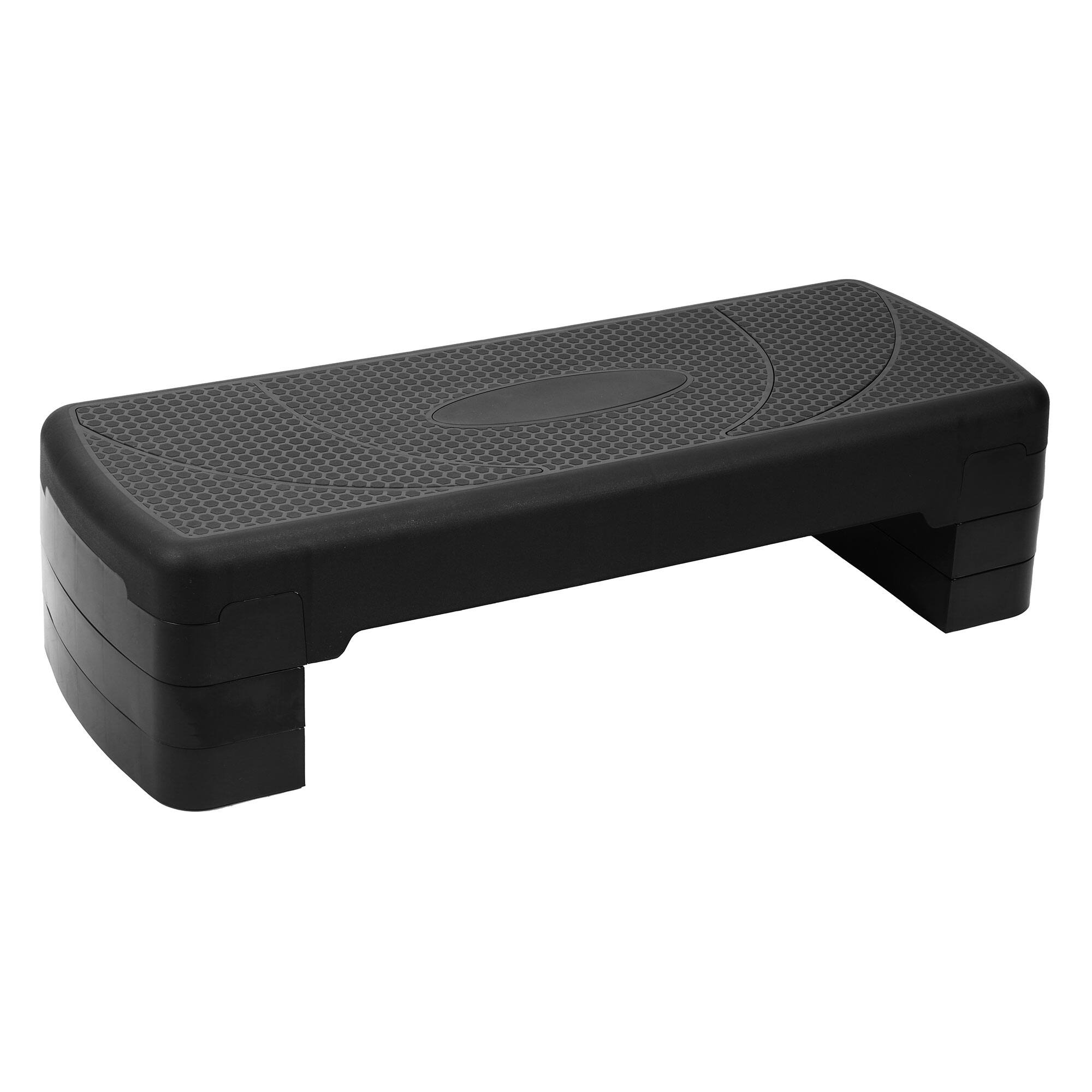 Alt View 7. BalanceFrom Fitness - BalanceFrom Fitness Adjustable Workout Aerobic Step Platform Trainer w/Raisers - Black.