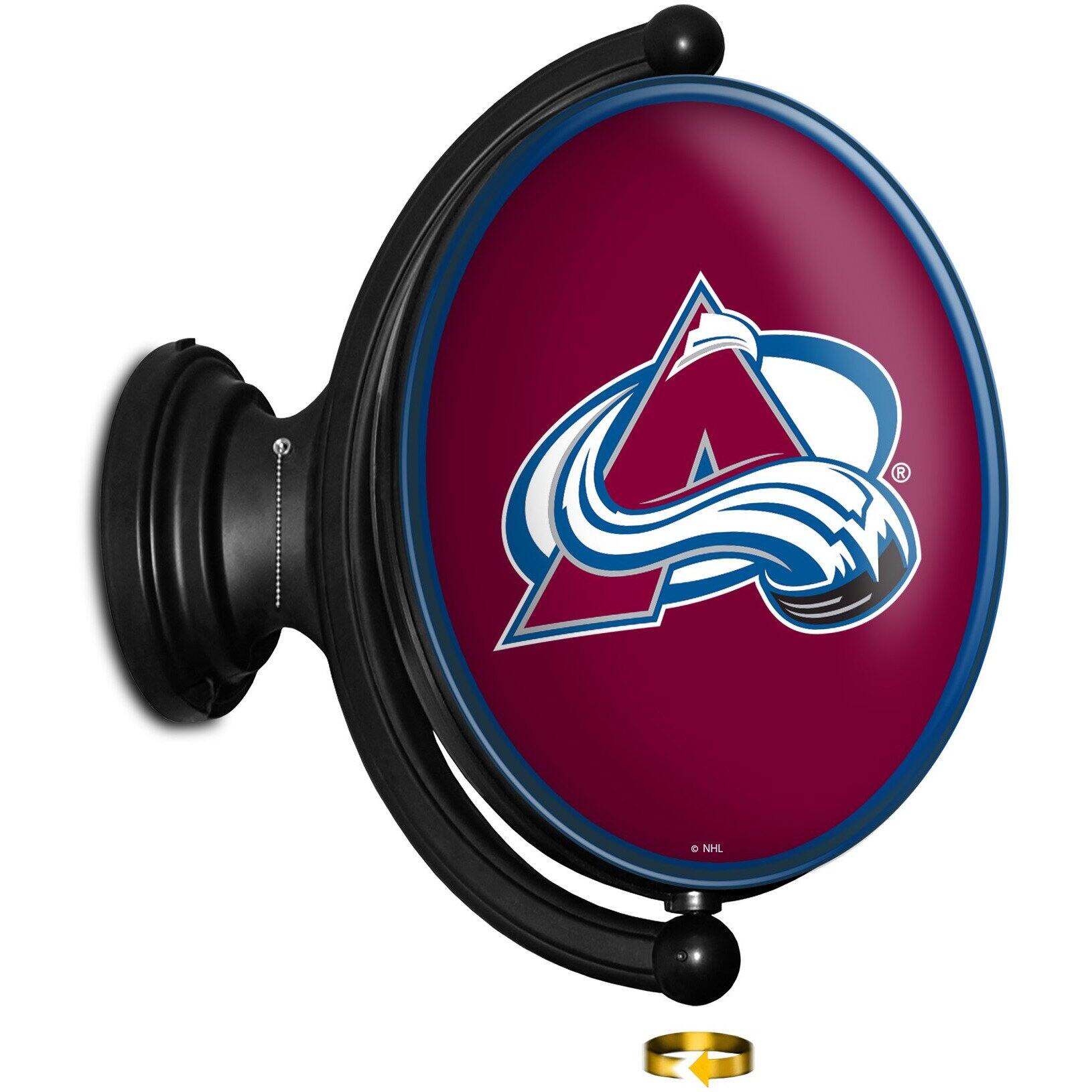Colorado Avalanche 23'' x 21'' Illuminated Rotating Wall Sign