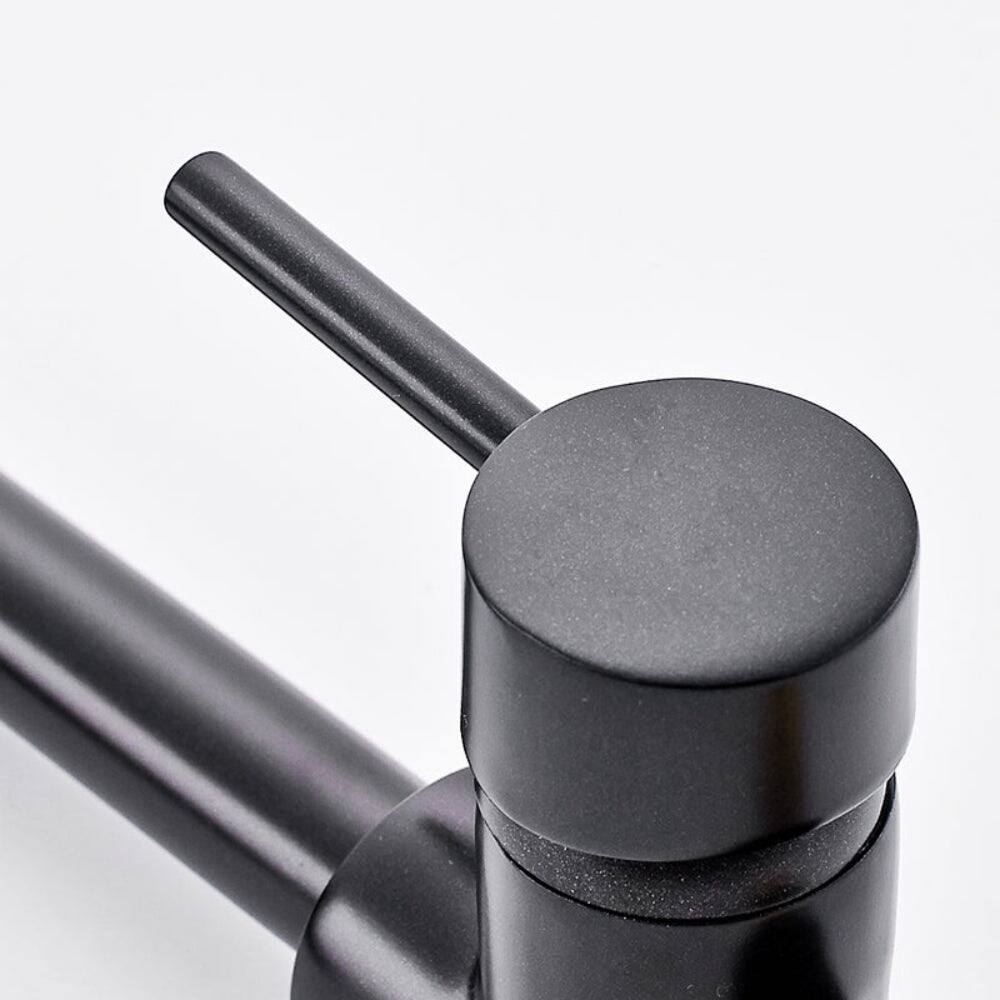 Alt View 7. Boyel Living - Single Handle Standard Kitchen Faucet in Matte Black - Matte Black.