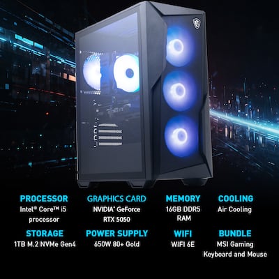 MSI Codex R2 Gaming Desktop Intel i5 14400F 2024 16GB Memory MSI Codex R2 Gaming Desktop Intel i5 14400F 2024 16GB Memory