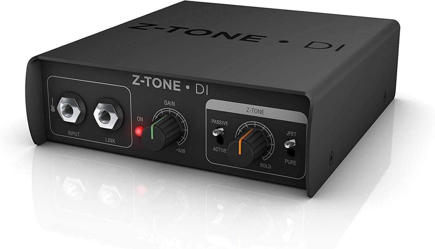 Z-TONE DI  
INPUT  
GAIN  
PASSIVE LINK +8dB  
ACTIVE  
Z-TONE  
JFET  
PURE  
BOLD  
ENOLZ  
SHARP Bern