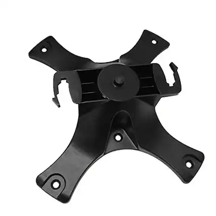 Front. HP - 220 Series AP Mount Kit Flat-Surface Wall/Ceiling Mount Bracket, Single Mount for Wireless Access Point - Black.