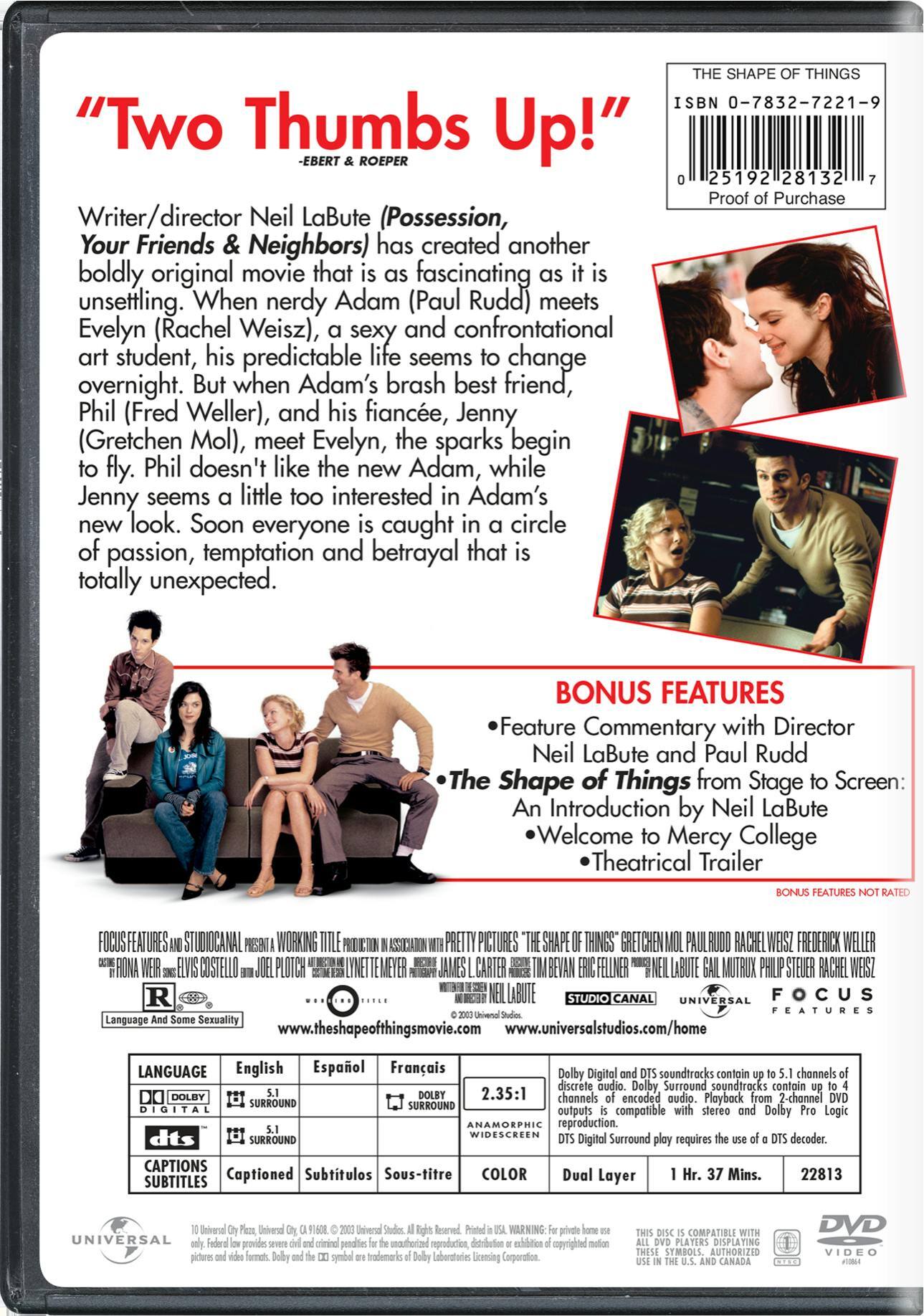 Angle. The Shape of Things [DVD].