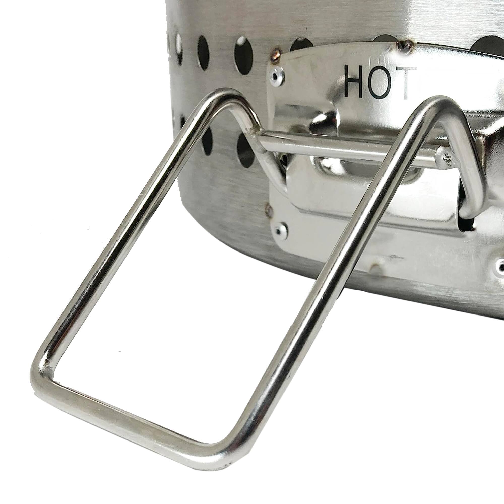 Alt View 2. Bayou Classic - Bayou Classic KDS-160 60 Quart Stainless Boil Steamer Cooker and Basket Kit - Silver.