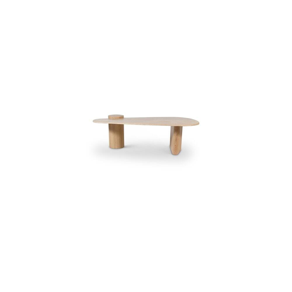 Front. Meridian Furniture - Taverna Natural Coffee Table - Brown.