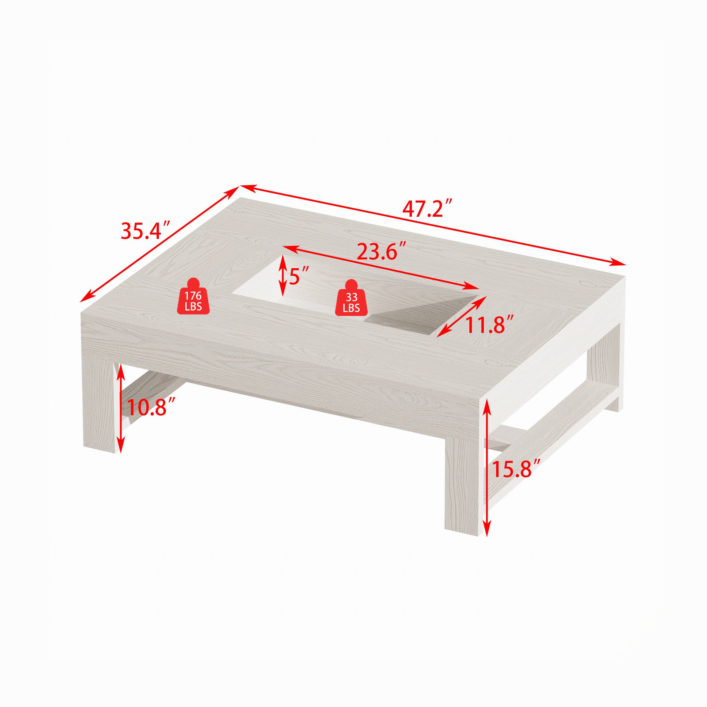 35.4"  
47.2"  
23.6"  
11.8"  
15.8"  
10.8"  
176 LBS  
33 LBS  
5"