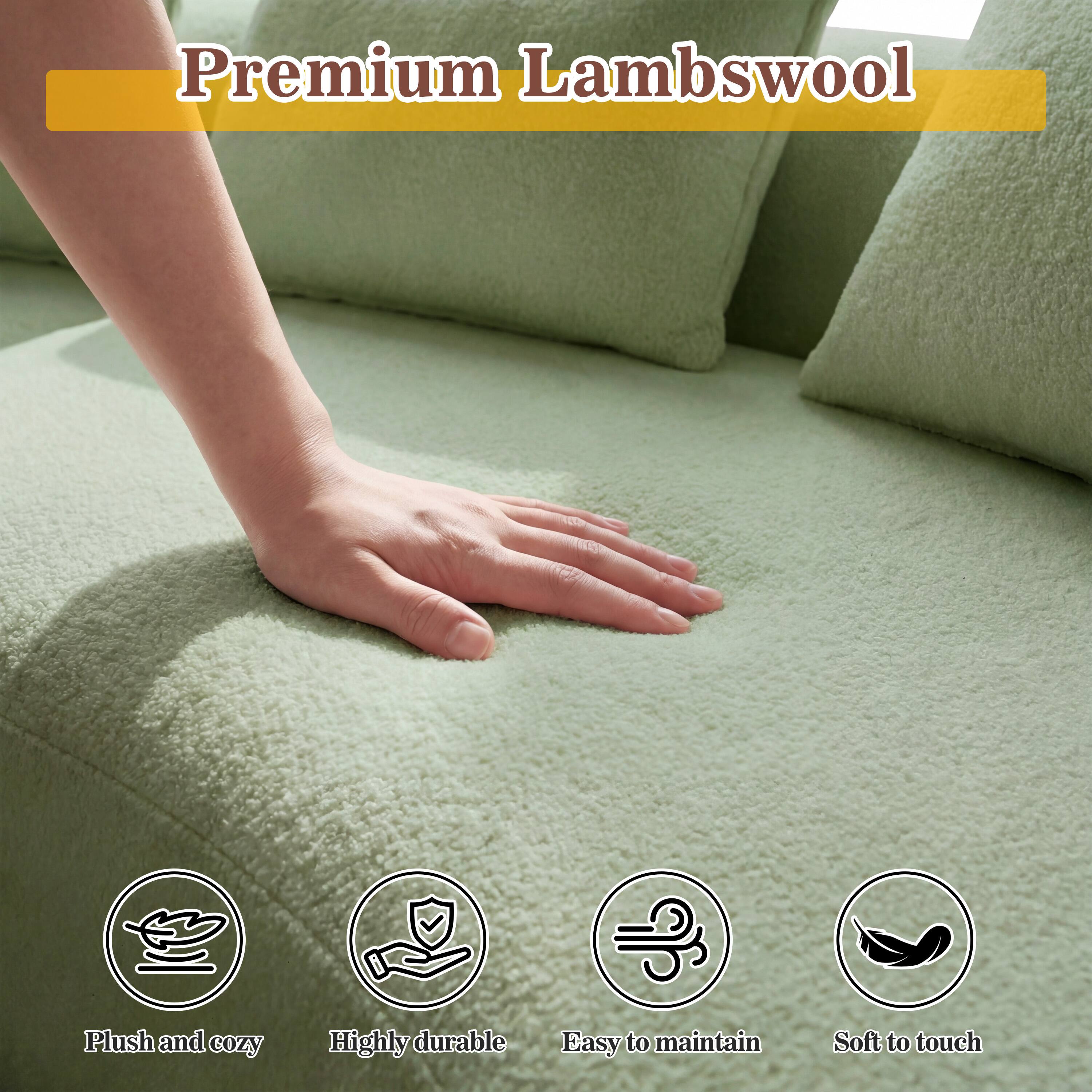 Premium Lambswool

- Plush and cozy
- Highly durable
- Easy to maintain
- Soft to touch