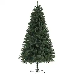 BreeBe - 7.5ft Artificial Christmas Tree - Green