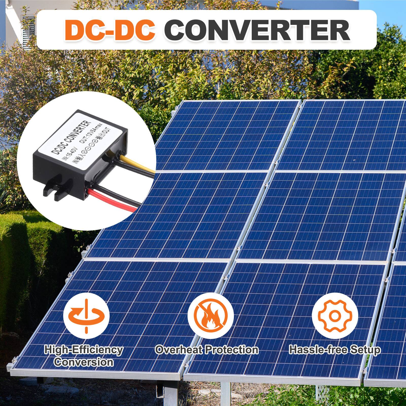 DC-DC CONVERTER

- High-Efficiency Conversion
- Overheat Protection
- Hassle-free Setup