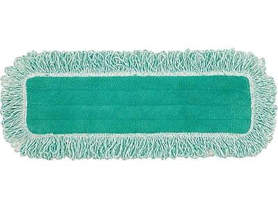 Alt View 2. RubberMaid - Commercial HYGEN Microfiber Dust Mop Pad, Green  - Green.