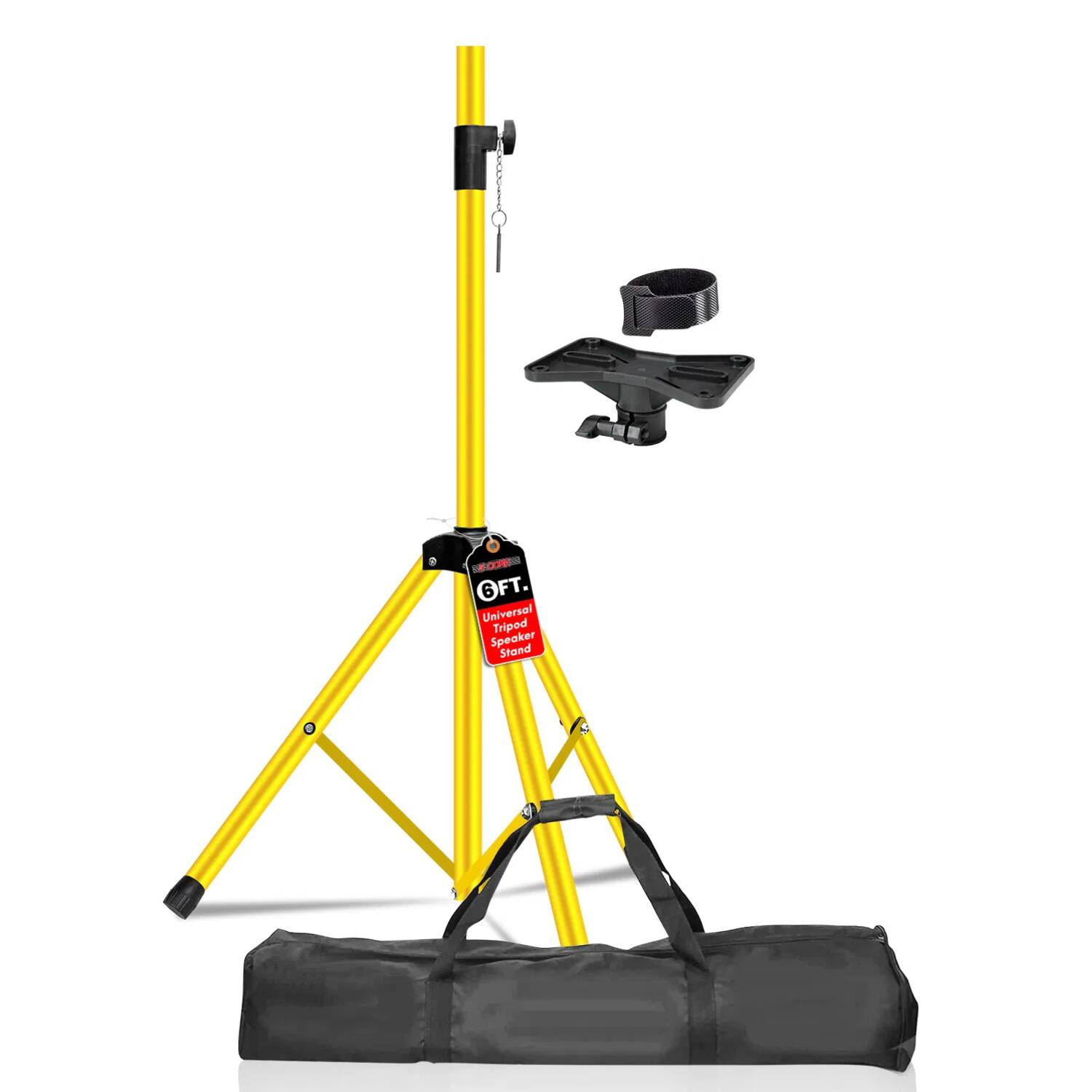 6FT. Universal Tripod Speaker Stand
Universal Tripod Speaker Stand