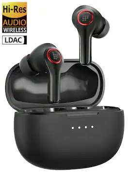 Tronsmart - Sounfii NC 2 Hybrid Noise Cancelling Wireless Earbuds, 6-Mic AI Call, Hi-Res Audio, Force Sensor, Bluetooth 6.0, 40H